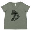 Curvy Collection Women's Fine Jersey V-Neck Tee Thumbnail