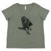 Curvy Collection Women's Fine Jersey V-Neck Tee Thumbnail