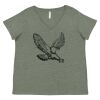 Curvy Collection Women's Fine Jersey V-Neck Tee Thumbnail