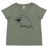 Curvy Collection Women's Fine Jersey V-Neck Tee Thumbnail