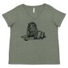 Curvy Collection Women's Fine Jersey V-Neck Tee Thumbnail
