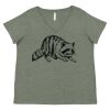 Curvy Collection Women's Fine Jersey V-Neck Tee Thumbnail