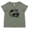 Curvy Collection Women's Fine Jersey V-Neck Tee Thumbnail