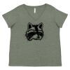 Curvy Collection Women's Fine Jersey V-Neck Tee Thumbnail