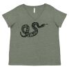Curvy Collection Women's Fine Jersey V-Neck Tee Thumbnail