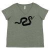 Curvy Collection Women's Fine Jersey V-Neck Tee Thumbnail