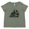 Curvy Collection Women's Fine Jersey V-Neck Tee Thumbnail