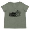 Curvy Collection Women's Fine Jersey V-Neck Tee Thumbnail