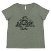 Curvy Collection Women's Fine Jersey V-Neck Tee Thumbnail