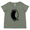 Curvy Collection Women's Fine Jersey V-Neck Tee Thumbnail