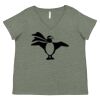 Curvy Collection Women's Fine Jersey V-Neck Tee Thumbnail