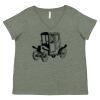 Curvy Collection Women's Fine Jersey V-Neck Tee Thumbnail