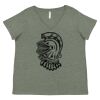 Curvy Collection Women's Fine Jersey V-Neck Tee Thumbnail