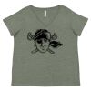 Curvy Collection Women's Fine Jersey V-Neck Tee Thumbnail