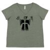 Curvy Collection Women's Fine Jersey V-Neck Tee Thumbnail