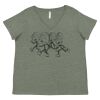 Curvy Collection Women's Fine Jersey V-Neck Tee Thumbnail