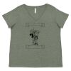 Curvy Collection Women's Fine Jersey V-Neck Tee Thumbnail