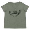 Curvy Collection Women's Fine Jersey V-Neck Tee Thumbnail