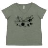 Curvy Collection Women's Fine Jersey V-Neck Tee Thumbnail