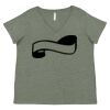 Curvy Collection Women's Fine Jersey V-Neck Tee Thumbnail