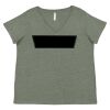 Curvy Collection Women's Fine Jersey V-Neck Tee Thumbnail
