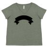 Curvy Collection Women's Fine Jersey V-Neck Tee Thumbnail