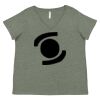 Curvy Collection Women's Fine Jersey V-Neck Tee Thumbnail