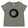 Curvy Collection Women's Fine Jersey V-Neck Tee Thumbnail