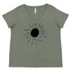 Curvy Collection Women's Fine Jersey V-Neck Tee Thumbnail