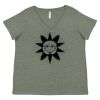 Curvy Collection Women's Fine Jersey V-Neck Tee Thumbnail