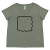 Curvy Collection Women's Fine Jersey V-Neck Tee Thumbnail