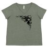 Curvy Collection Women's Fine Jersey V-Neck Tee Thumbnail