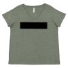 Curvy Collection Women's Fine Jersey V-Neck Tee Thumbnail