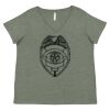 Curvy Collection Women's Fine Jersey V-Neck Tee Thumbnail