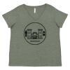 Curvy Collection Women's Fine Jersey V-Neck Tee Thumbnail