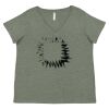 Curvy Collection Women's Fine Jersey V-Neck Tee Thumbnail
