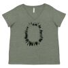 Curvy Collection Women's Fine Jersey V-Neck Tee Thumbnail