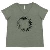 Curvy Collection Women's Fine Jersey V-Neck Tee Thumbnail