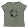 Curvy Collection Women's Fine Jersey V-Neck Tee Thumbnail