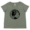 Curvy Collection Women's Fine Jersey V-Neck Tee Thumbnail
