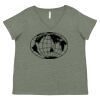 Curvy Collection Women's Fine Jersey V-Neck Tee Thumbnail