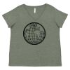 Curvy Collection Women's Fine Jersey V-Neck Tee Thumbnail