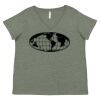 Curvy Collection Women's Fine Jersey V-Neck Tee Thumbnail