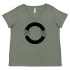 Curvy Collection Women's Fine Jersey V-Neck Tee Thumbnail