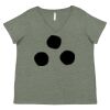 Curvy Collection Women's Fine Jersey V-Neck Tee Thumbnail