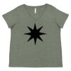 Curvy Collection Women's Fine Jersey V-Neck Tee Thumbnail