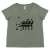 Curvy Collection Women's Fine Jersey V-Neck Tee Thumbnail