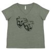 Curvy Collection Women's Fine Jersey V-Neck Tee Thumbnail