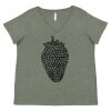Curvy Collection Women's Fine Jersey V-Neck Tee Thumbnail