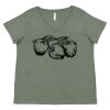 Curvy Collection Women's Fine Jersey V-Neck Tee Thumbnail